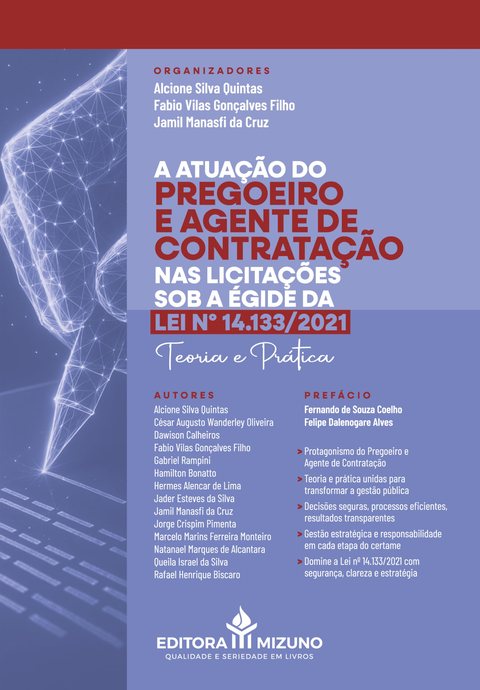 Capa do livro A Atuação do Pregoeiro e Agente de Contratação nas Licitações sob a Égide da Lei nº 14.133/2021